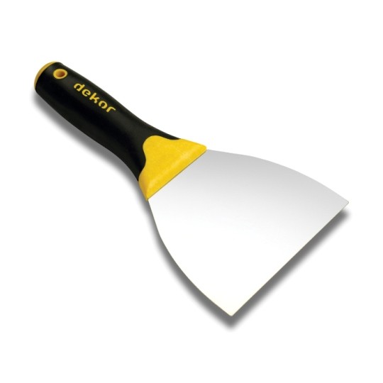 SPATULA WITH PVC HANDLE 120MM