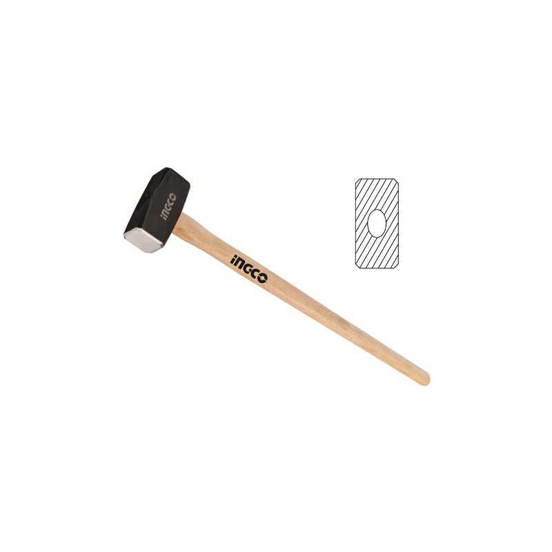 Stone Hammer 3 Kg - Wood Handle