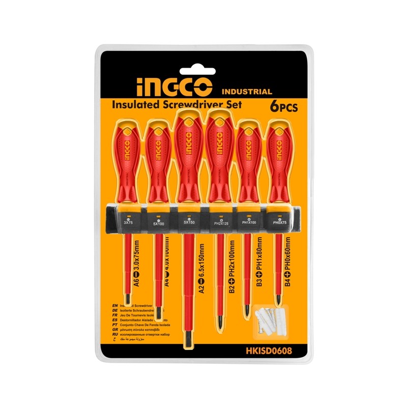 Set of electric screwdrivers 6 pcs