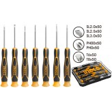 SET PRECISE SCREWDRIVERS 7 pcs